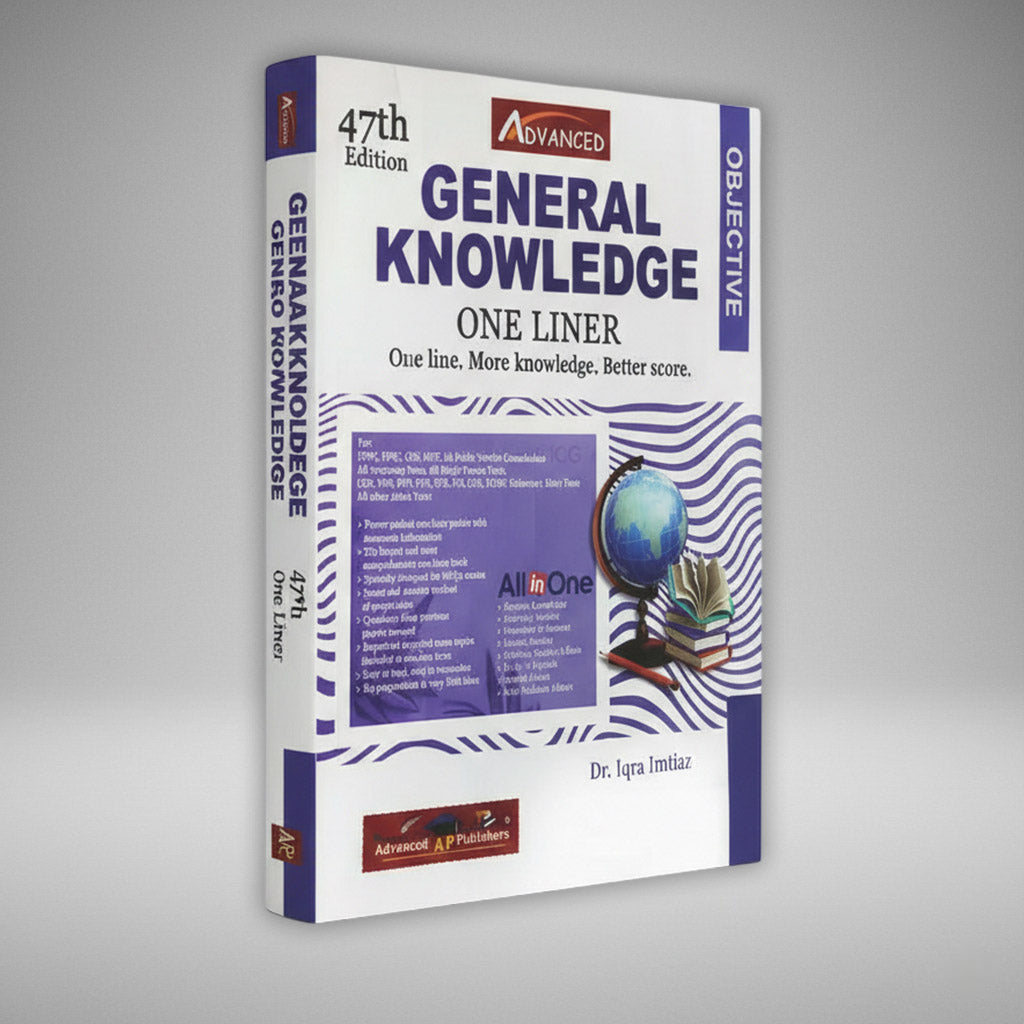 Advanced General Knowledge One Liner Latest – Quick Revision Guide for Competitive Exams by Dr. Iqra Imtiaz