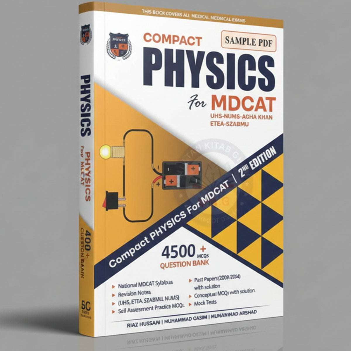 Compact Physics MDCAT Latest – 4500+ MCQs Question Bank for MDCAT & NUMS by Riaz Hussain